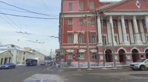 Moscow Walk - Exploring Staraya Basmannaya Street. From Pokrovka to metro station Baumanskaya.