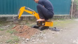 Радиоуправляемый экскаватор масштаба 1:12, 40 кг, самодельный экскаватор для копания твердой почвы