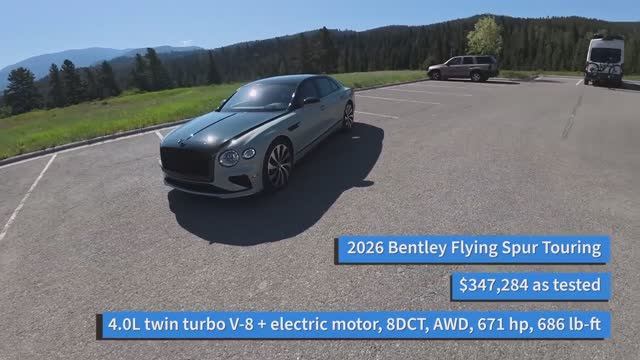 Обзор Bentley Flying Spur Бентли смотреть онлайн