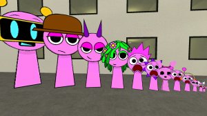 Спрунки Всех Размеров Пинки Сразными Частями ищут Недостающую