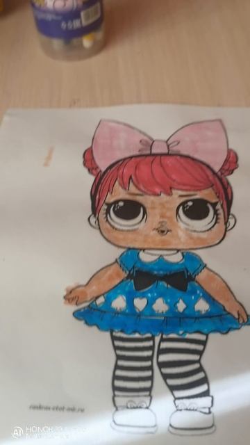 это тутор, как я раскрашиваю с вами куклы лол.