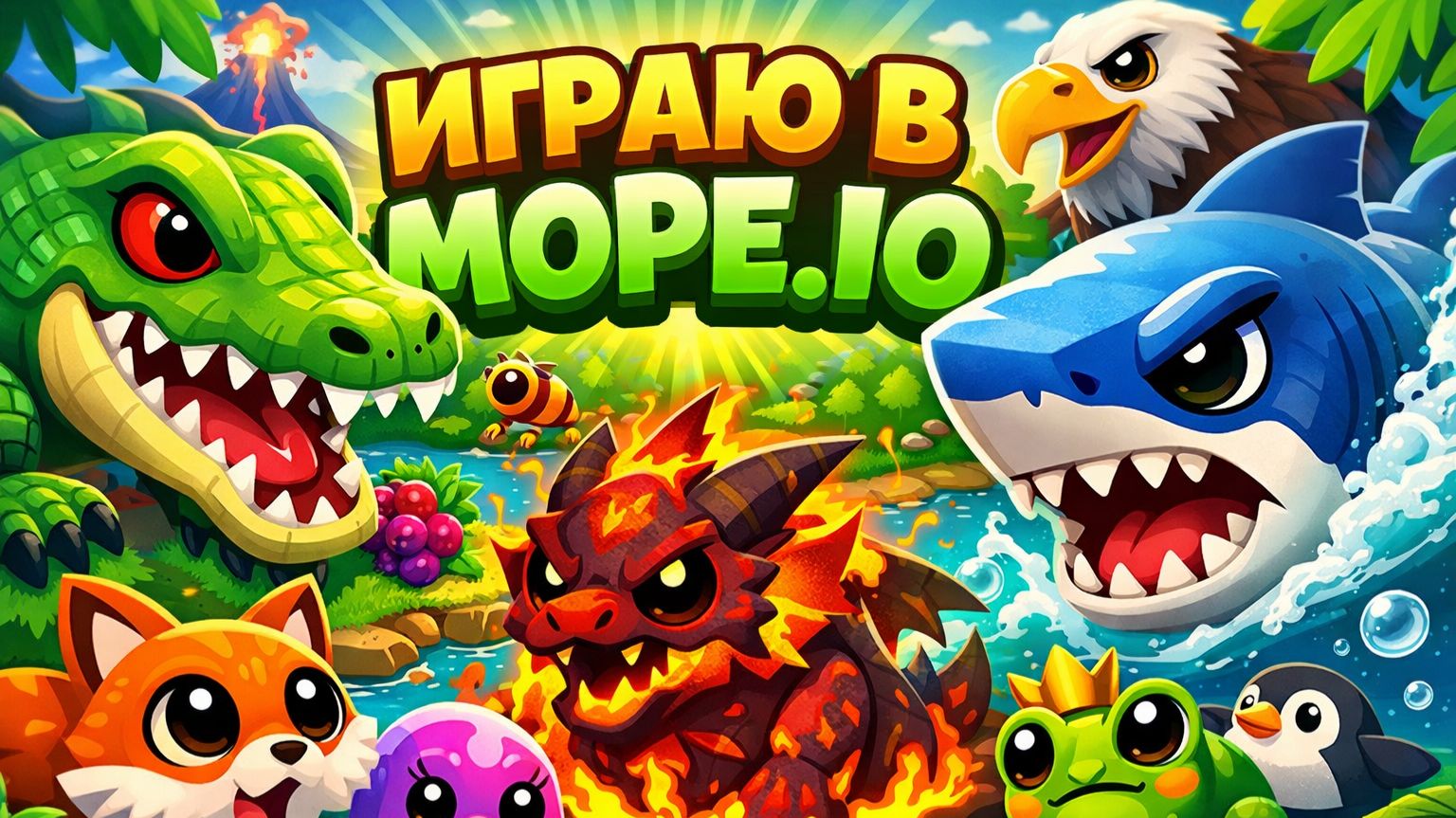Играю в mope.io #1