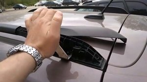 Kia Rio Устанавливаем кронштейн для а СиБи-антенны(Архив)