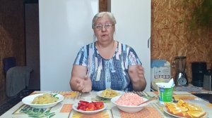 08-03-2026 Захотели жаренной картошки.Экономлю дальше.Подкупили продуктов.Мое вязание.