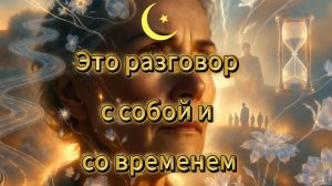 Это разговор с собой и со временем...Послушайте! Может быть  в этих строках вы узнаете себя!