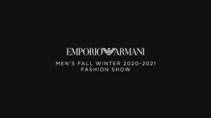 Показ мужской коллекции Emporio Armani осень-зима 2020-2021