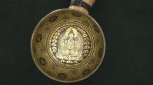 Поющая чаша Бутанская 20,2 см, Фа# 180 Гц, До 524 Гц