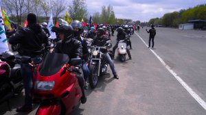 Открытие мотосезона 2015г (видео из личного архива). Воронеж.