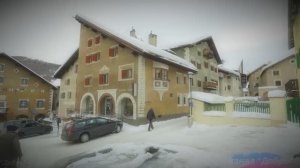 Снегопад в Зуозе 🇨🇭  - Самой очаровательной зимней деревне Швейцарии в Энгадине 4K
