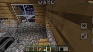 строю проход до моего соседа жителя в майнкрафт😄