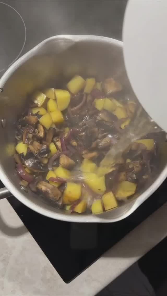 🍄🟫 Постный грибной крем-суп #супы #обеды #ужины #горячее