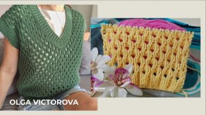 539 АЖУРНЫЙ УЗОР  спицами Вязание Узоры спицами