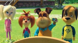 Барбоскины. Дружек катается на скейтборде. Мультфильм игра