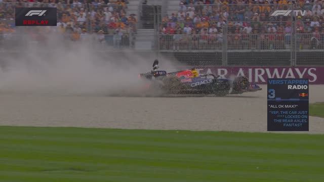 Формула 1. Авария Ферстаппена на Гран-при Австралии 2026 (квалификация)