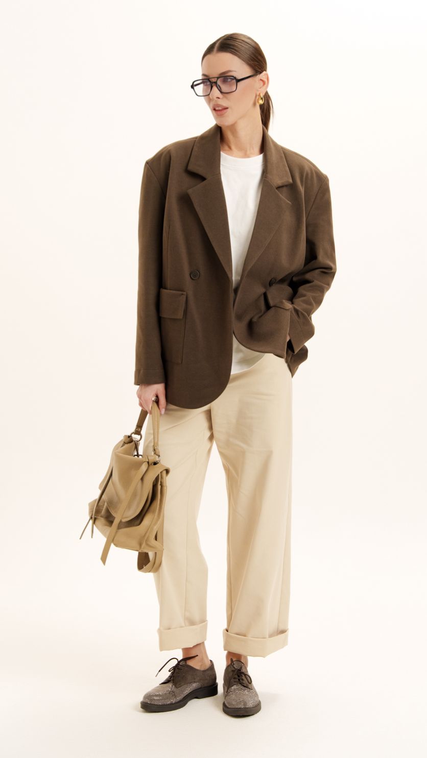 маст хэв этой весны коричневый пиджак-пальто 👌