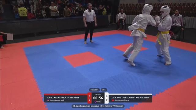 1/4 финала. Лапа Александр - Сазонов Александр (Московская область)