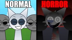 Sprunkly Normal phase 1 vs Horror phase 2