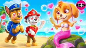 Щенячий патруль и Маршалл. Залипательное видео. Мультфильм для детей и малышей. Анимация 350