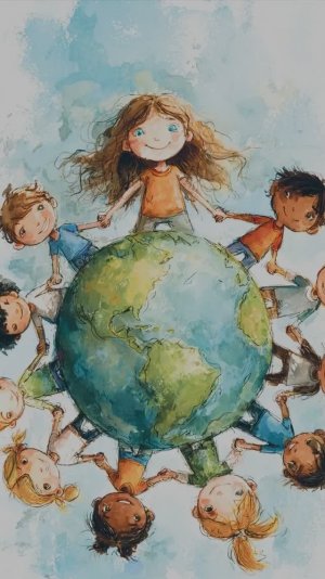 Мир в каждой ладошке... (детская песенка о мире)