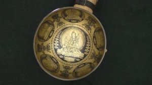 Поющая чаша Бутанская 20,3 см, Фа# 182 Гц, До 534 Гц