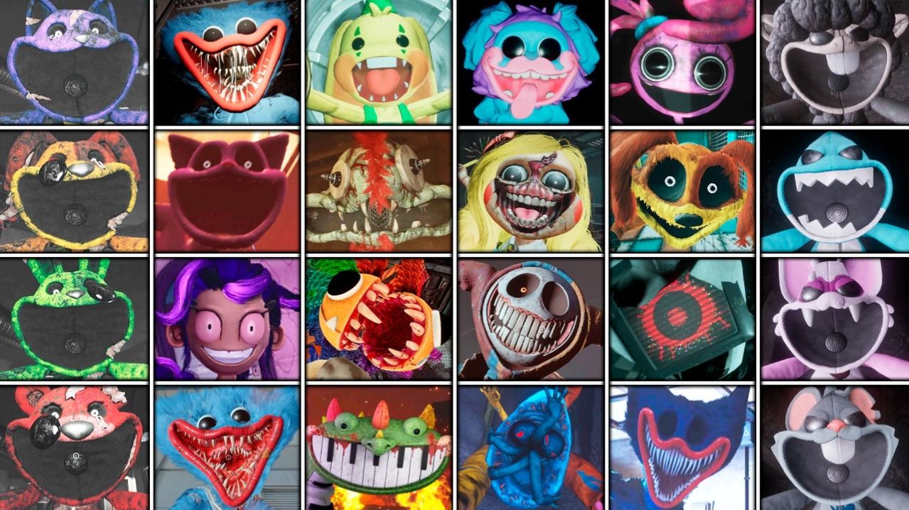 Поппи Плейтайм ВСЕ СКРИМЕРЫ и СМЕРТИ — Poppy Playtime: Главы 1-5