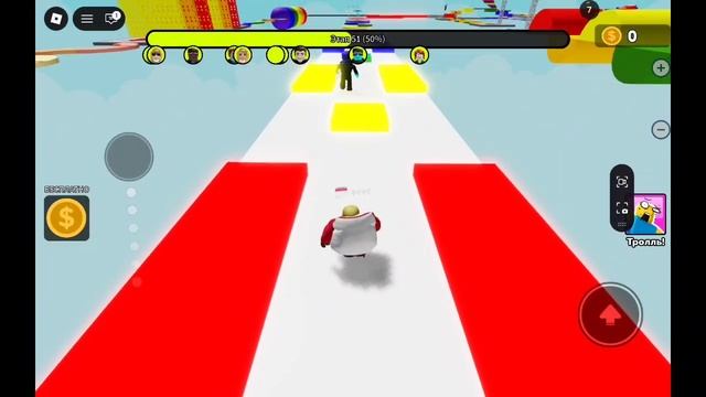 с дедушкой Римом наперегонки в roblox обби