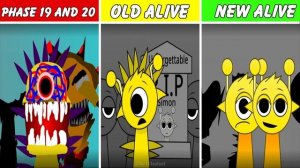 sprunki phase 19 и 20 (оригиналы) старое против новое но они выжили