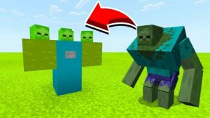 #1 ВЫЖИВАНИЕ ВОКРУГ ЗОМБИ В МАЙНКРАФТ | Рыжик Minecraft
