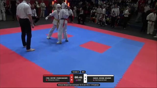 1/16 финала. Стец Сергей (Московская область) - Забара Леонид