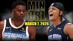 08.03.2026 | ОБЗОР МАТЧА | Миннесота Тимбервулвз - Орландо Мэджик | Highlights