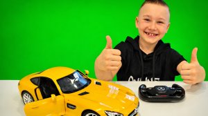 ИГРУШЕЧНАЯ МАШИНКА НА ПУЛЬТЕ ДЛЯ ДЕТЕЙ. КАТАЕМ, ГОНЯЕМ, ИГРАЕМ.