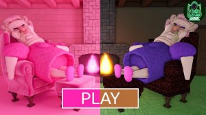 Роза, Абуэла Грунона против Абуэлы Груноны? страшный #obby #roblox