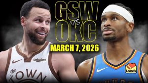 08.03.2026 | ОБЗОР МАТЧА | Оклахома-Сити Тандер - Голден Стэйт Уорриорз | Highlights