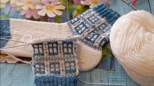 Второй отчёт в  «Свяжем носочки для Мамы и Дочки. Сезон 3»