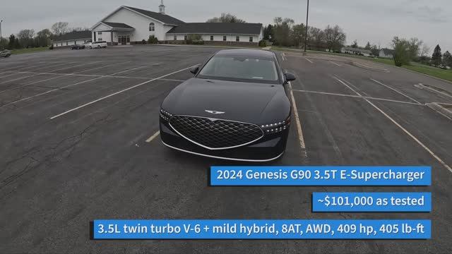 Обзор Genesis G90 3.5T E-Supercharger смотреть онлайн