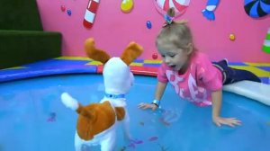 Макс и Настя играют на детской площадкеMax and Nastya play on the playground Entertainment for kids