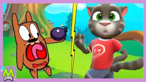 Говорящий Том против Вредного Сурка.Кто Смешнее и Круче.Битва Виртуальных Пранков