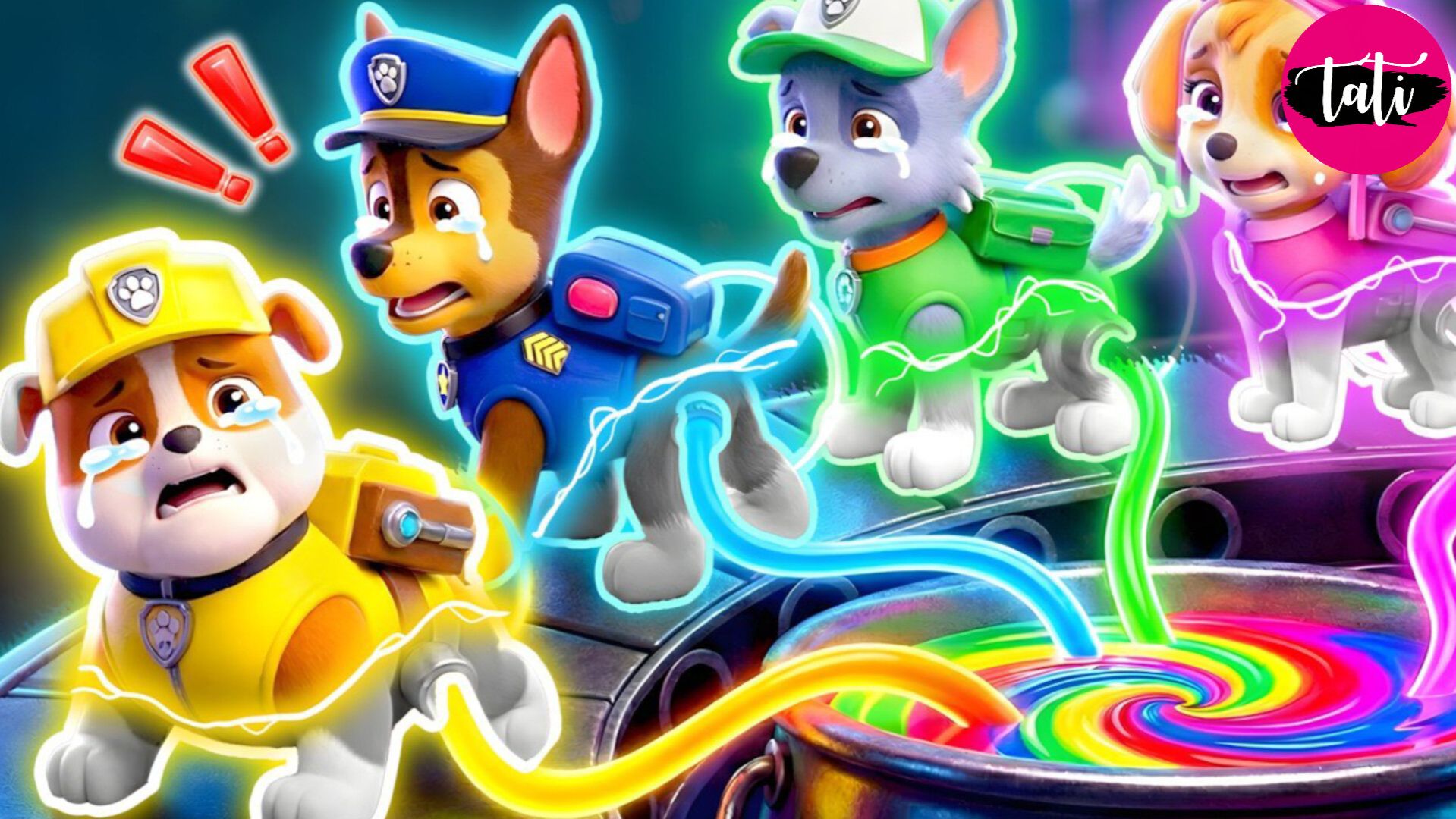 Щенячий патруль и Маршалл. Залипательное видео. Мультфильм для детей и малышей. Анимация 351