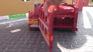 Поезд с машинками. Мультик для детей