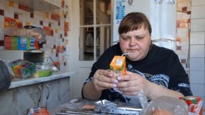 распаковка чек  небольшой перекус