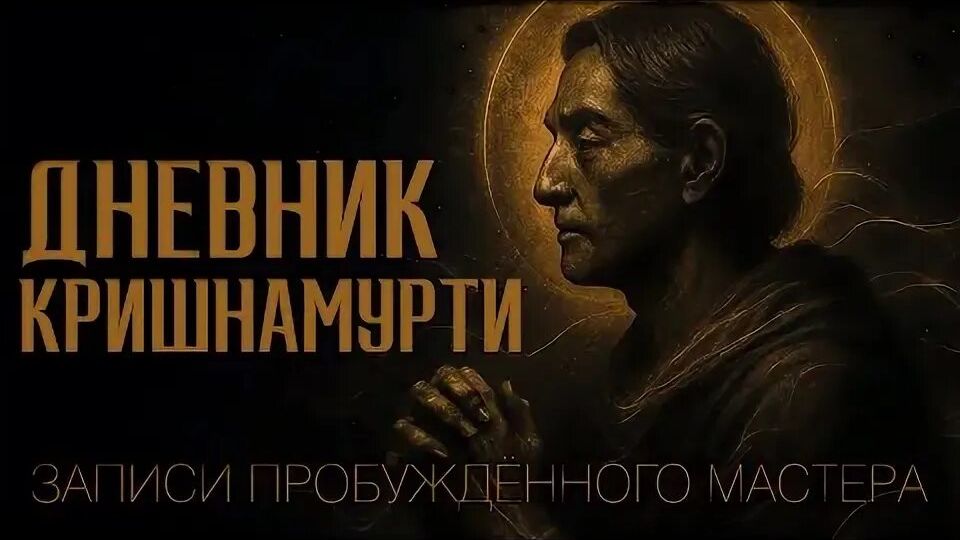 Джидду Кришнамурти - Дневник Кришнамурти 1973,1975 год (5 из 5)