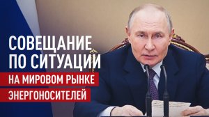 «РФ нужно не ждать»: Путин созвал совещание по ситуации на мировом рынке нефти и газа