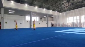 ЖП 2 юношеский разряд, Гречкина Валерия - Самарская Милана, МАУДО ДТДиМ, Комбинированное упражнение