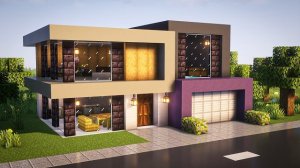 Как построить современный дом в Minecraft