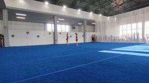 ЖП 2 юношеский разряд, Рыжова Алиса - Небользина Арина, ШСА «Пирамида», Комбинированное упражнение