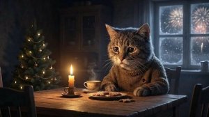 Трогательное рождественское чудо одинокий соседский кот присоединился к Лико, Лео и их семье.