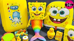 Играем в игрушки из мультика Спанч Боб и свинка Пеппа. Мультфильм для детей. ASMR АСМР