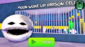 Мун проснулся и сбежал из тюрьмы! - Игровой процесс #roblox #scaryobby
