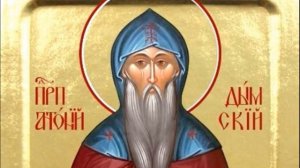 Преподобный Антоний Дымский _ Житие