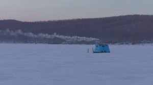 Рыбалка в Палатке КУБ / Ловлю Живца ДЛЯ ЩУКИ  Зимой В -20 !